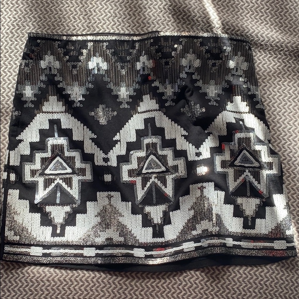 Sequin express Mini skirt